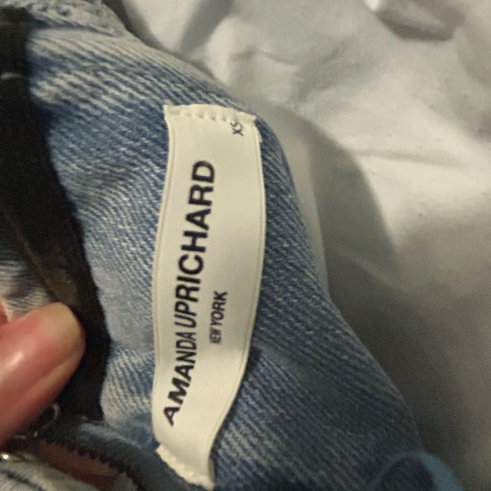 Amanda Uprichard Symone Denim Blue Dress - Picture 4 of 4